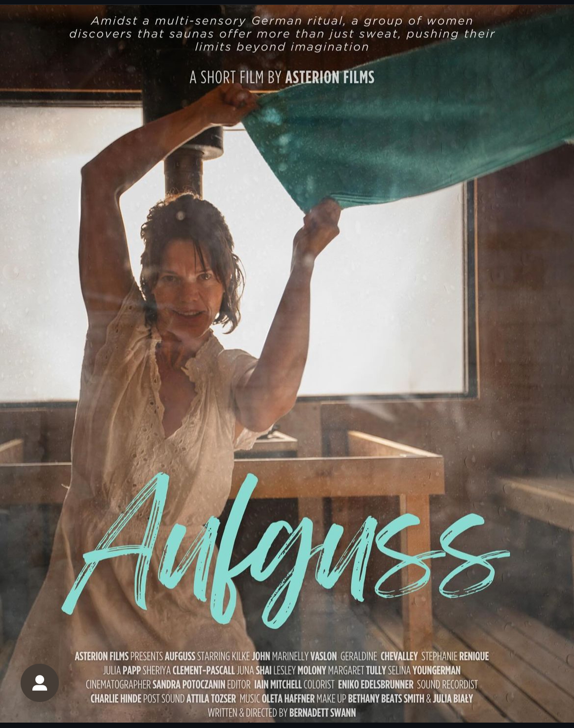 Kilke leading role in Film ‘Aufguss’